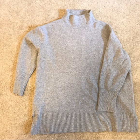 Mock turtleneck long sweater - Picture 5 of 7